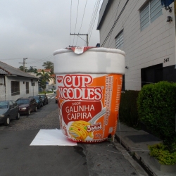 Inflaveis promocionais cup noodles